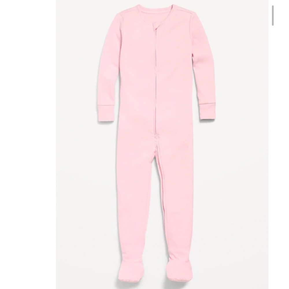 Old Navy Kids Pink Ribbed Footed Pajamas Sleepers 3T 803150-00-1